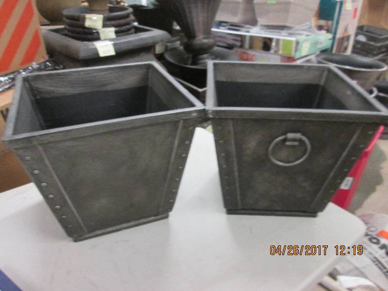 lot 245 image: 2 new 15 planters ...