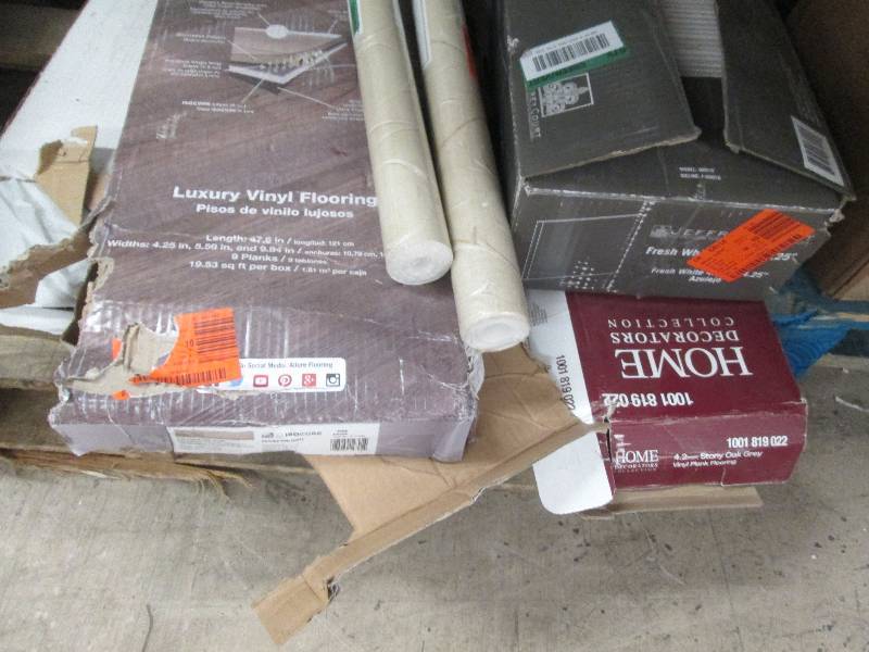 Assorted Tile Flooring & Wall paper...