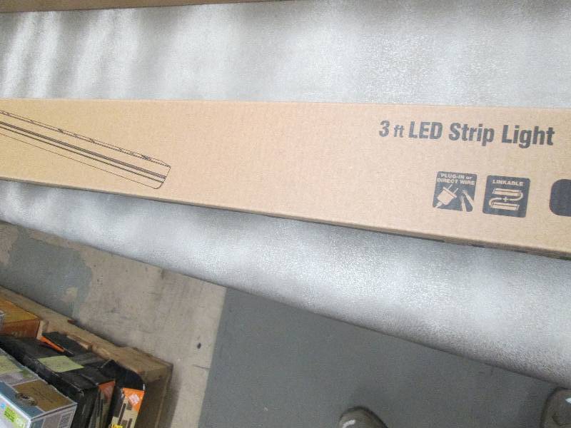 Commercial Electric 3 ft White LED ...