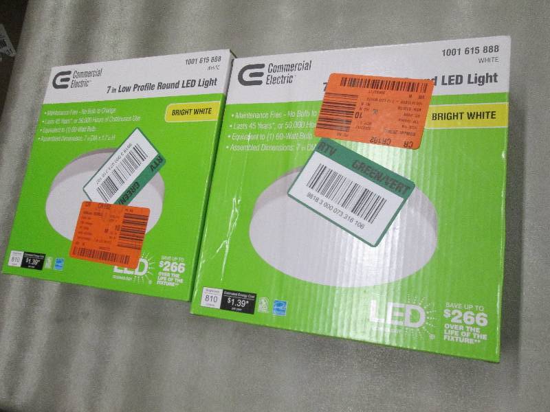 Lot of 2 Commercial Electric 7 inch...