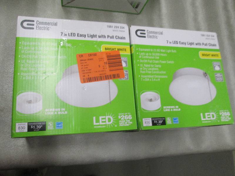 Lot of 2 Commercial Electric 7 inch...