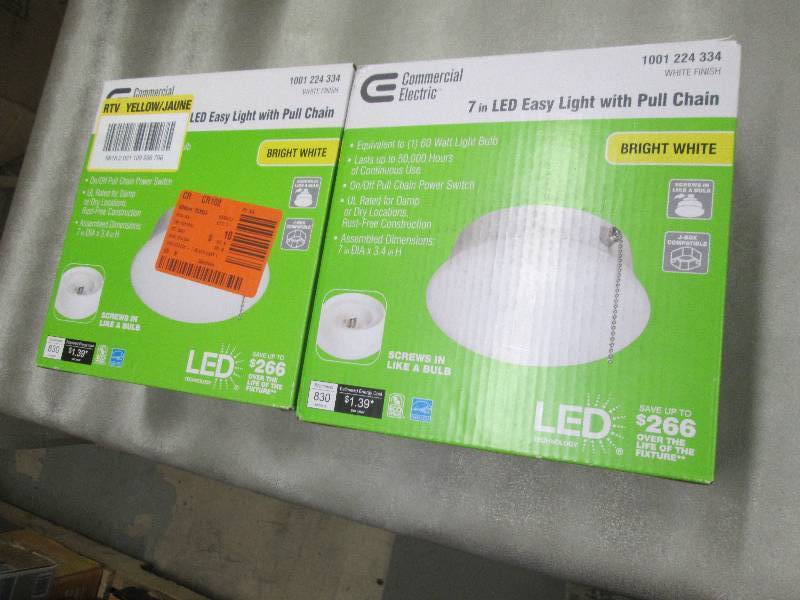 Lot of 2 Commercial Electric 7 inch...