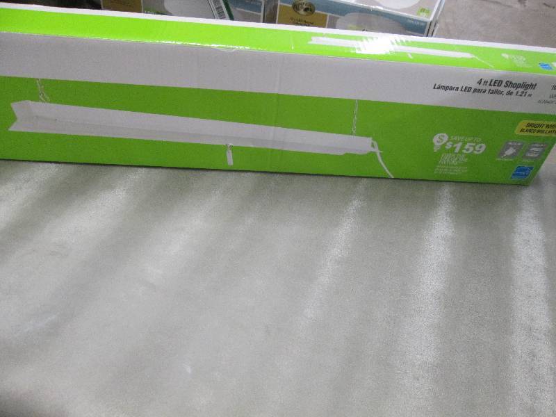 Commercial Electric 4 ft LED White ...