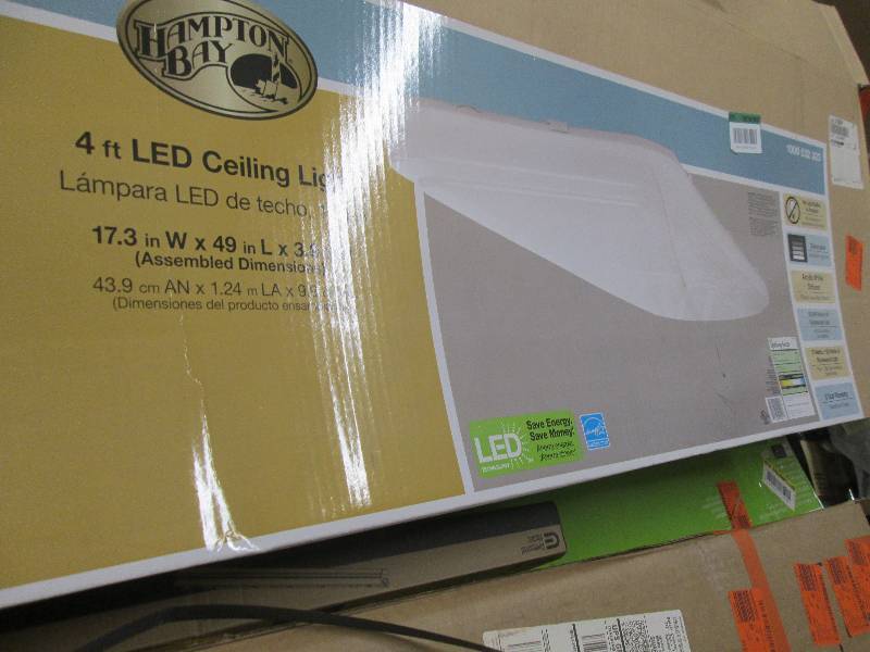 Hampton Bay 4 ft. x 1.5 ft. White L...