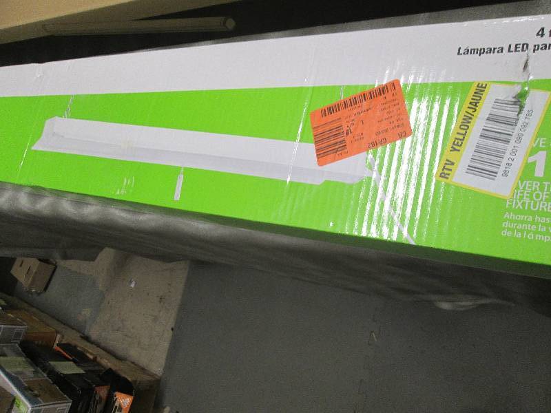Commercial Electric 4 ft LED White ...