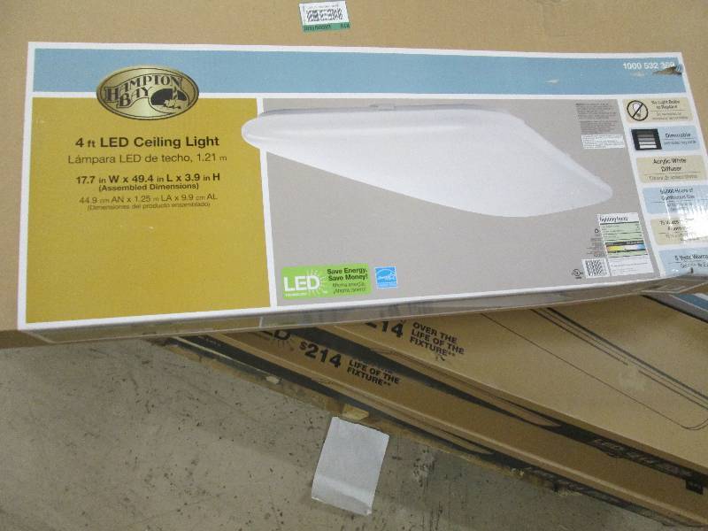 Hampton Bay 4 ft. x 1.5 ft. White L...