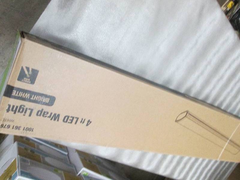 Commercial Electric 4 ft LED White ...