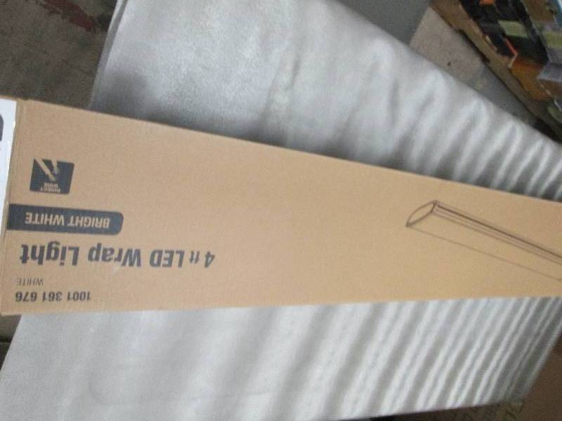 Commercial Electric 4 ft LED White ...