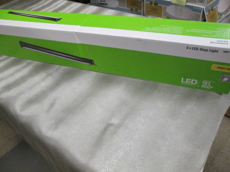 Commercial Electric 3 ft LED Black ...