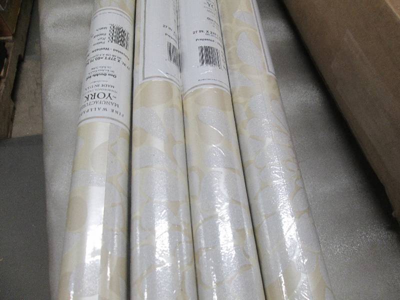 4 Rolls York Wallcoverings Toss the...