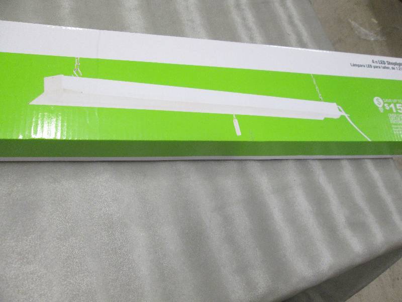 Commercial Electric 4 ft LED White ...
