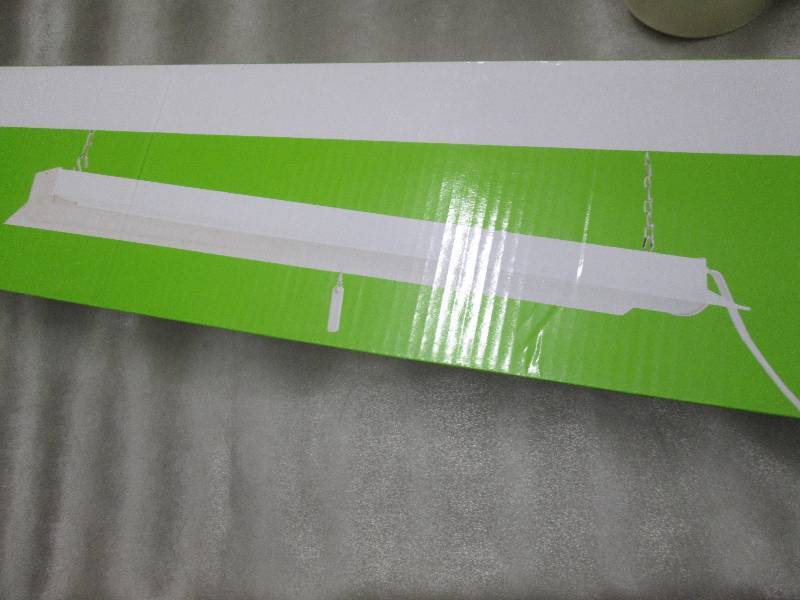 Commercial Electric 4 ft LED White ...