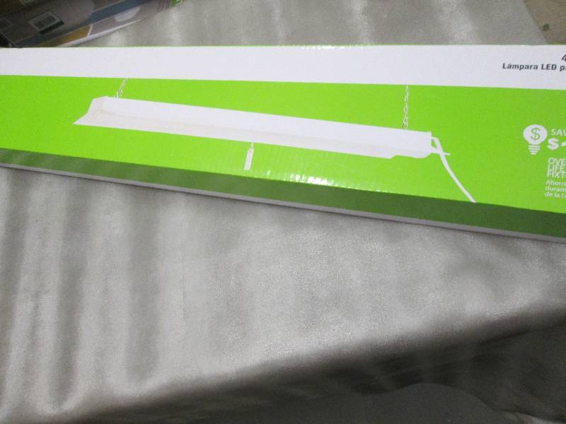 Commercial Electric 4 ft LED White ...