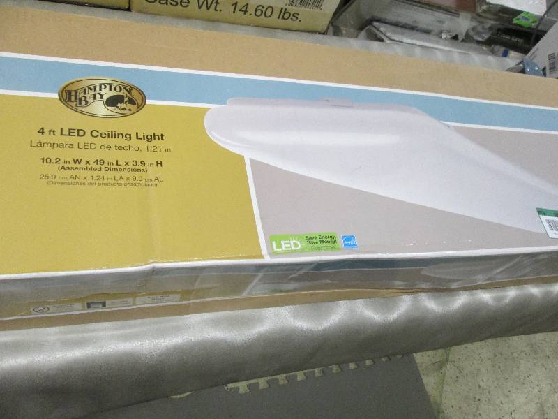 Hampton Bay 4 ft. x 1 ft. White LED...