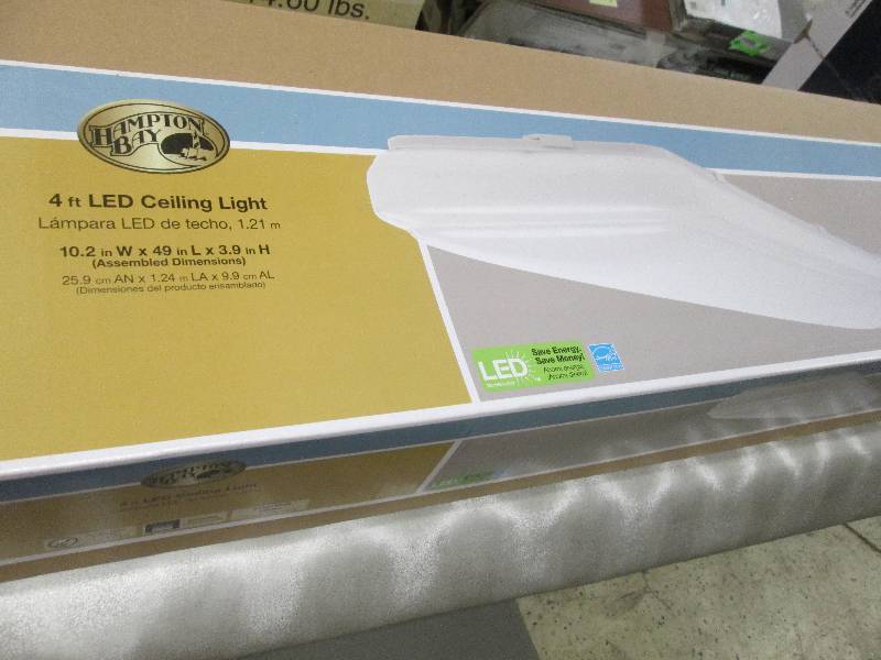 Hampton Bay 4 ft. x 1 ft. White LED...