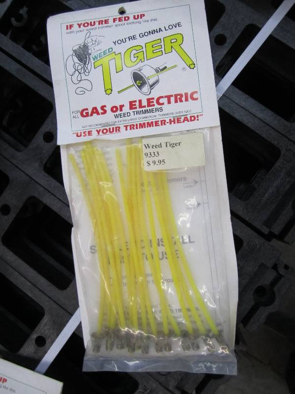 1 Tiger weed trimmer pack...