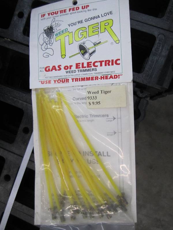 1 Tiger weed trimmer pack...