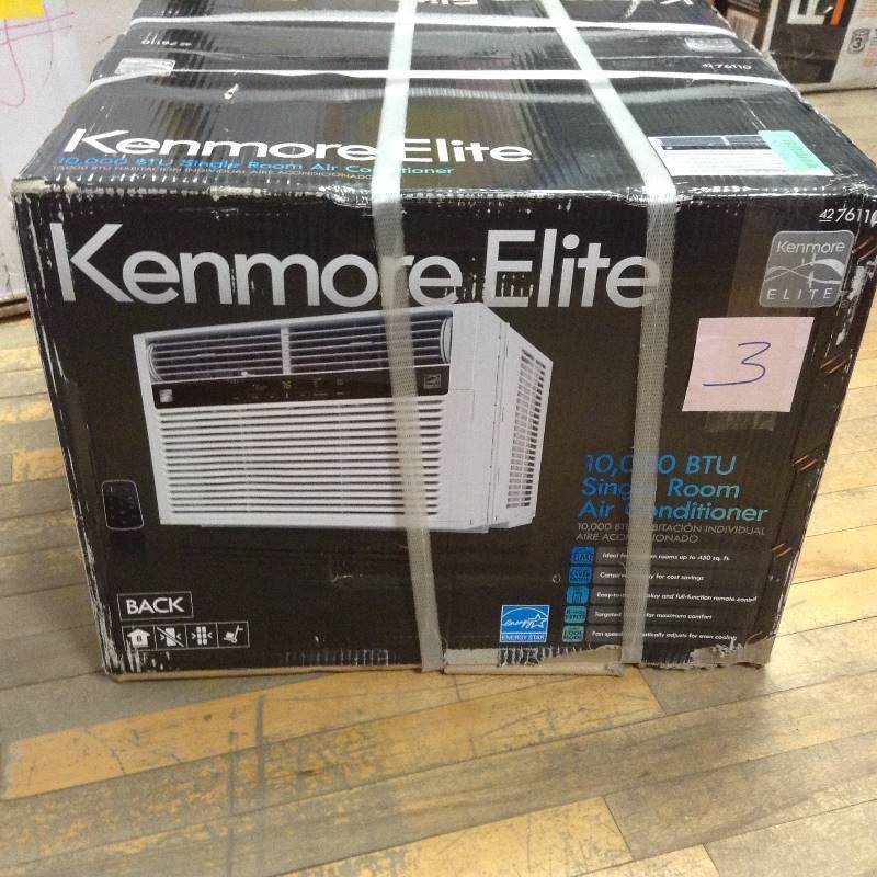 lot 3 image: Kenmore Elite 10,000 BTU Air Conditioner New