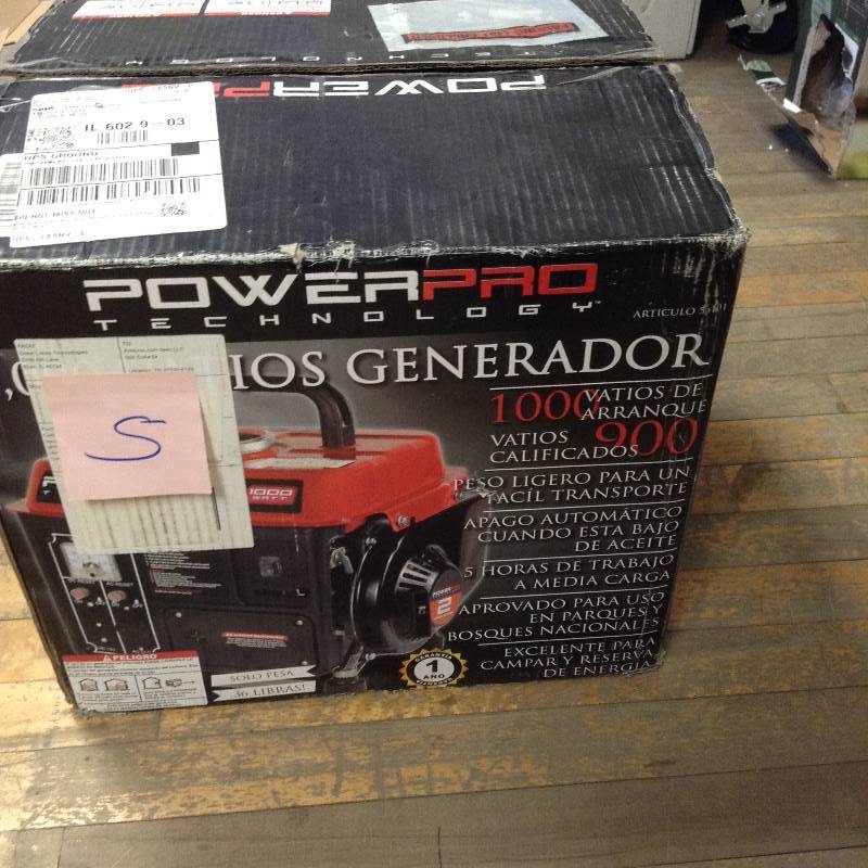 lot 5 image: Power Pro 1000 Watt Generator