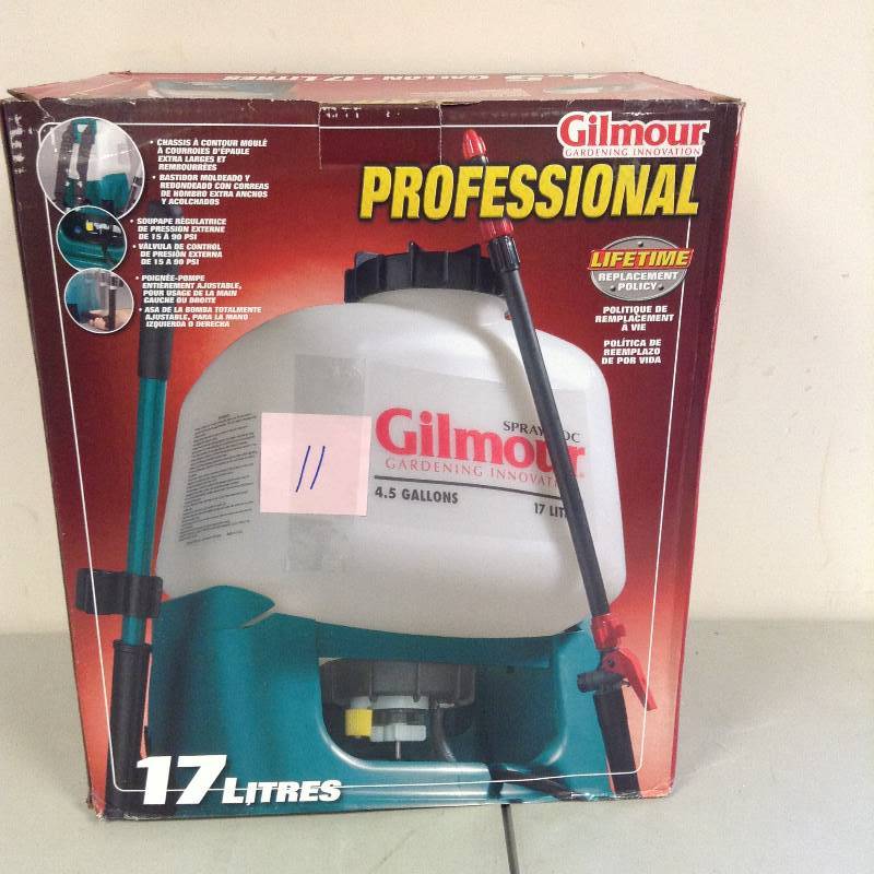 lot 11 image: Gilmour Professional Backpack Sprayer