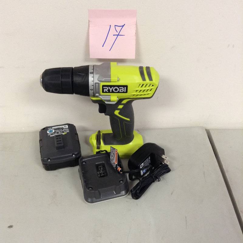 lot 17 image: Ryobi HJP004 12 Volt Compact Cordless Lithium-Ion DrillDriver
