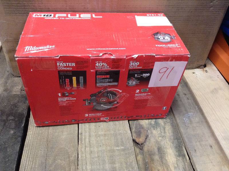 lot 91 image: Milwaukee M18 Fuel 7 14  Circular Saw