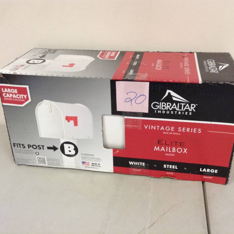 lot 20 image: Gibraltar Elite Mailbox