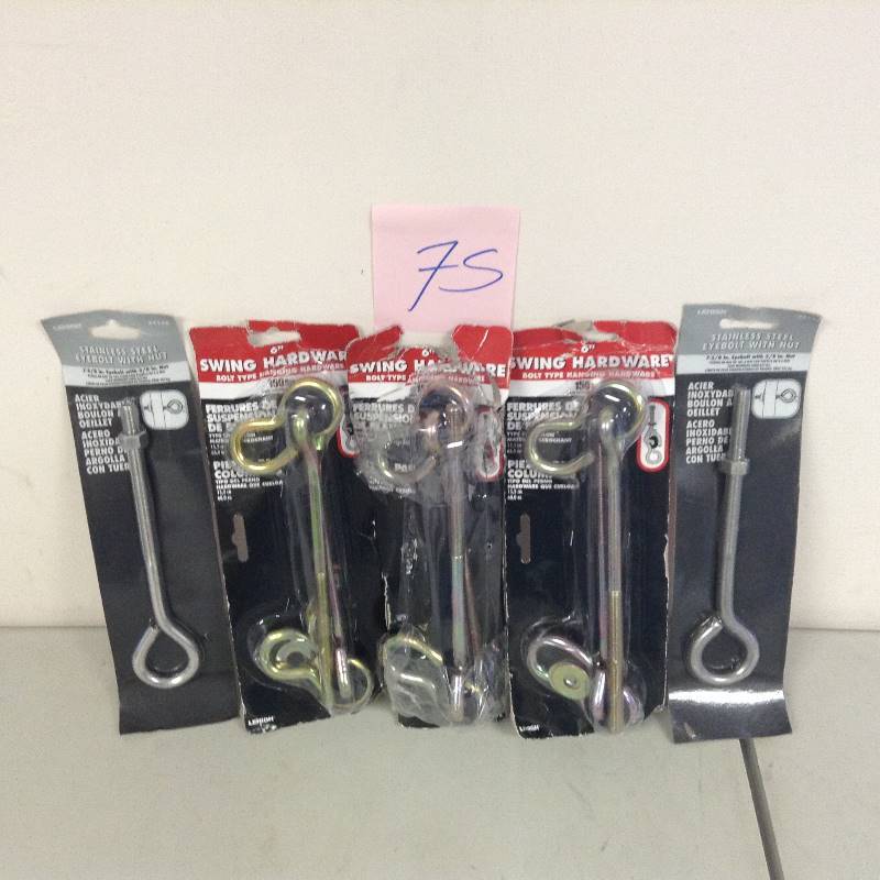 lot 75 image: Lot of assorted Swing Hardware