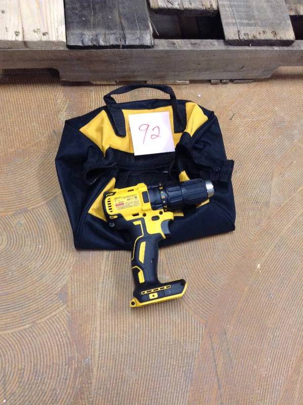 lot 92 image: Dewalt 20-Volt MAX Lithium-Ion Cordless Brushless Compact Drill Driver Tool Only