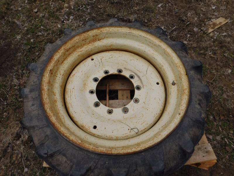 lot 50 image: Low Profile Foam Filled Tires on Ingersoll Rand Rims
