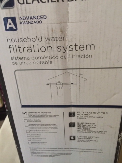 lot 45 image: Household water filtration filter system