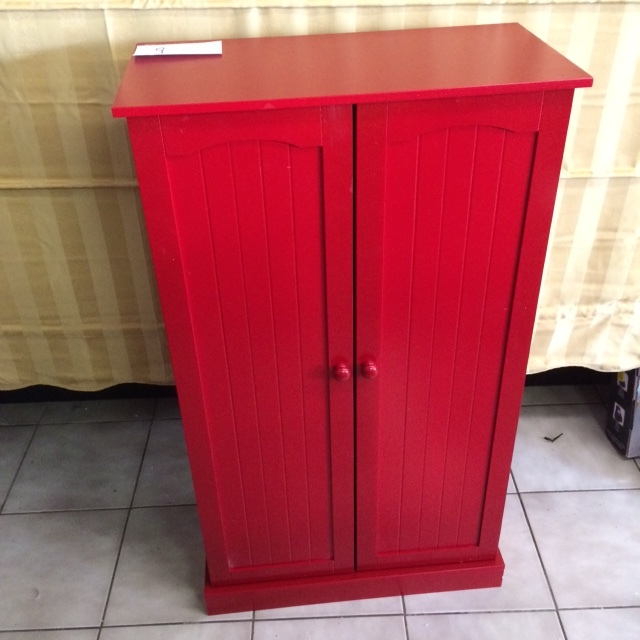 lot 9 image: Mission Style Kitchen Cabinet