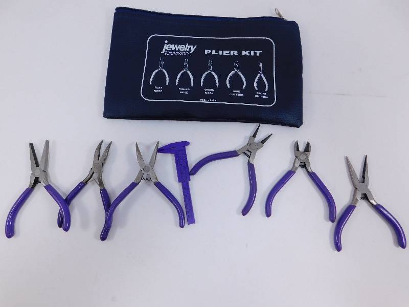 lot 22 image: Jewelry 5-Piece Plier Kit