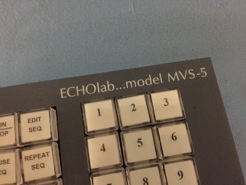 lot 30 image: ECHOLab MVS-5 Professional AudioVideo Full-Feature Analog Production Switcher Control Panel