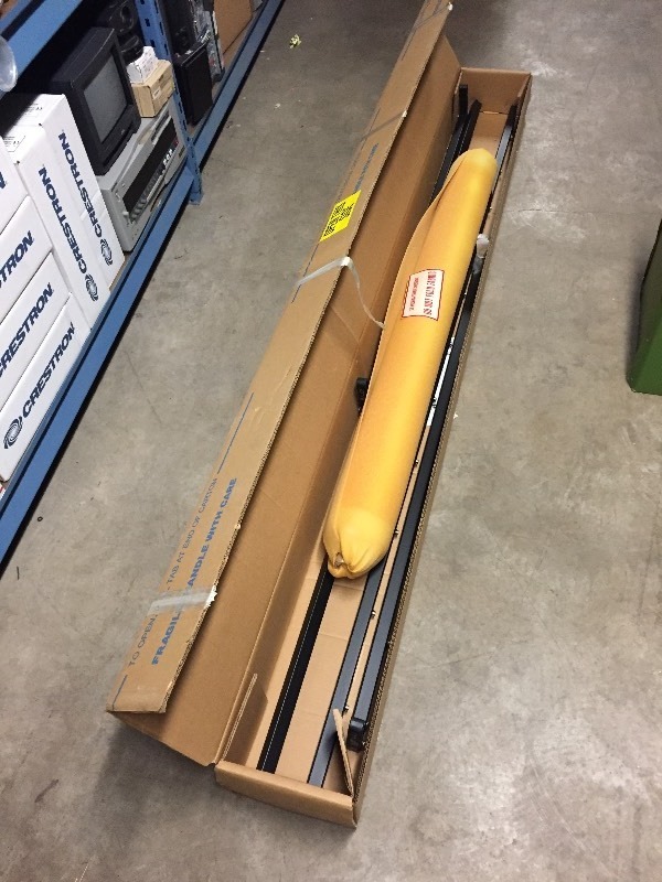 lot 9 image: New in Box Da-Lite 90283 Perm-Wall Fixed Frame Projection Screen (45 x 80)