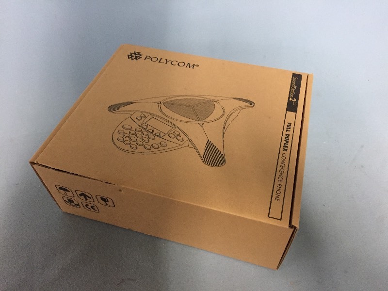 lot 26 image: Polycom SoundStation 2 Full-Duplex Audio Conference Phone System