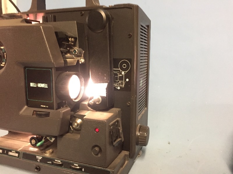 lot 38 image: Vintage Bell & Howell Film-O-Sound 16mm Video Projector