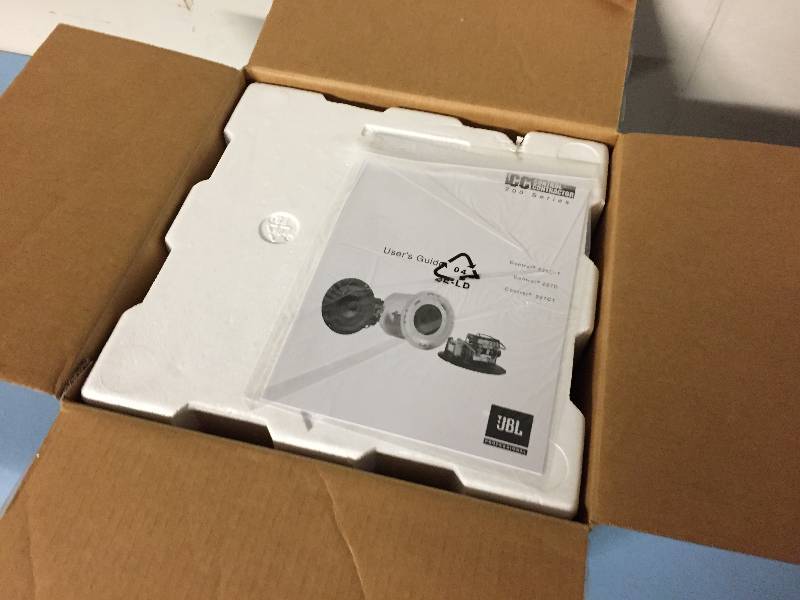 lot 58 image: New in Box JBL Professional Audio Control 227CT Coaxial Ceiling Speaker
