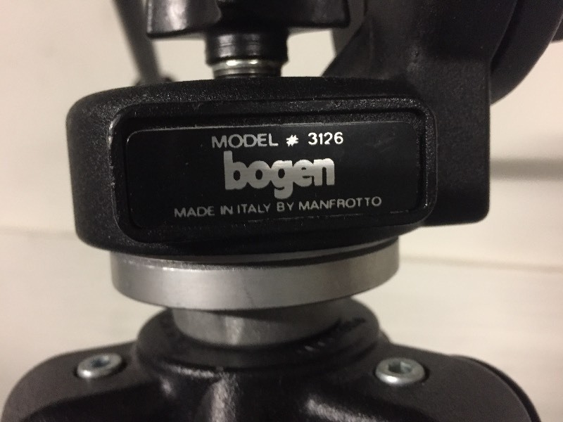 lot 81 image: Bogen Tripod & Fluid Head with Pan Arm