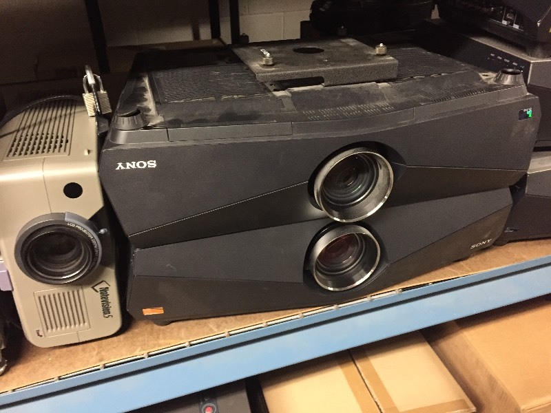 lot 67 image: HUGE LOT of (Mostly) Sony Professional Video Projectors -- PartsRepairable