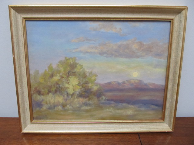 lot 29 image: Orig Vintage Plein Air Oil Painting