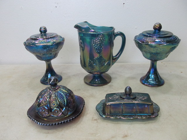 lot 72 image: MINT Condition Vintage Carnival Glass&nbsp