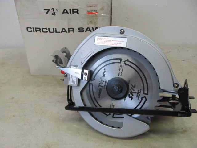 lot 10 image: UNUSED 7 14 Air Driven Circular Saw