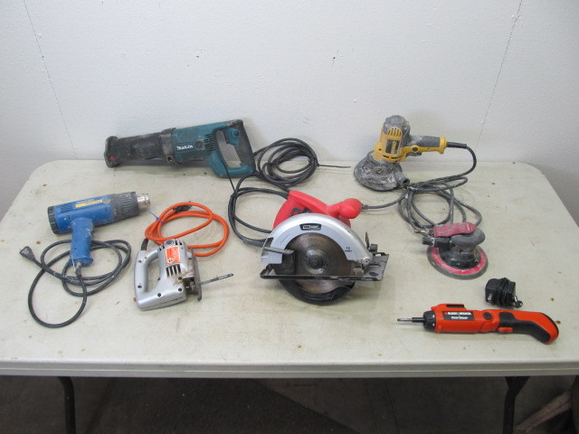 lot 13 image: Lot of GOOD Power Tools