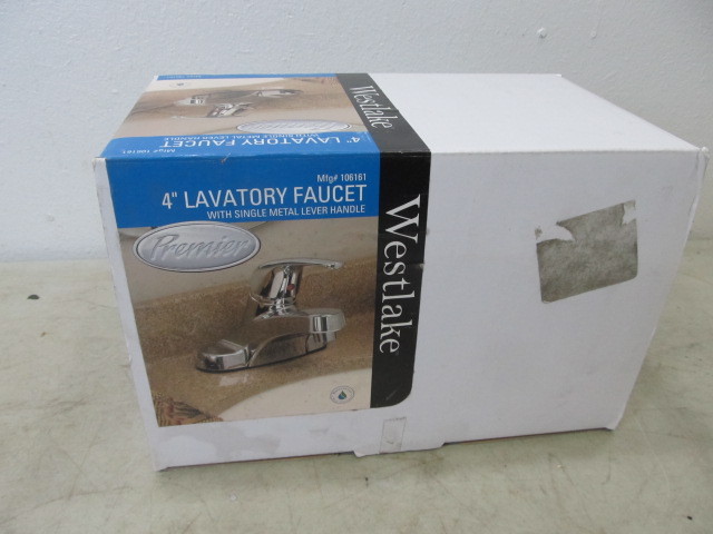 lot 104 image: NEW IN BOX Bathroom Faucet