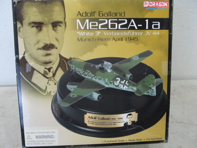 lot 132 image: NIB Diecast Adolf Galland German WW2 Plane