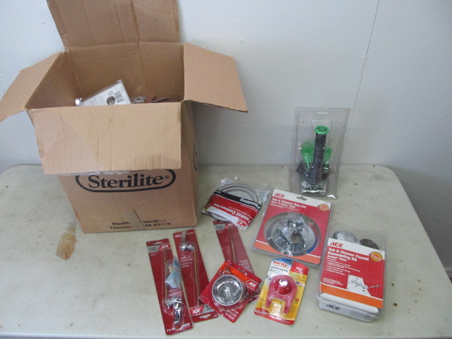 lot 141 image: Large Lot of NEW PlumbingToilet Parts