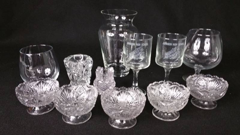 lot 116 image: Cut Crystal & Glass Group