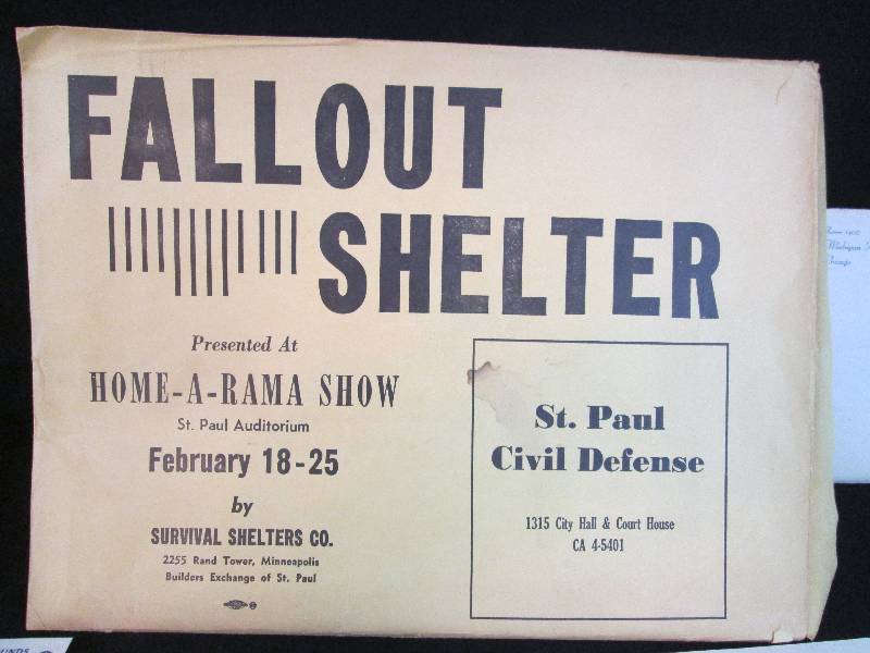 lot 62 image: 1950s Fall out Shelter Brochures