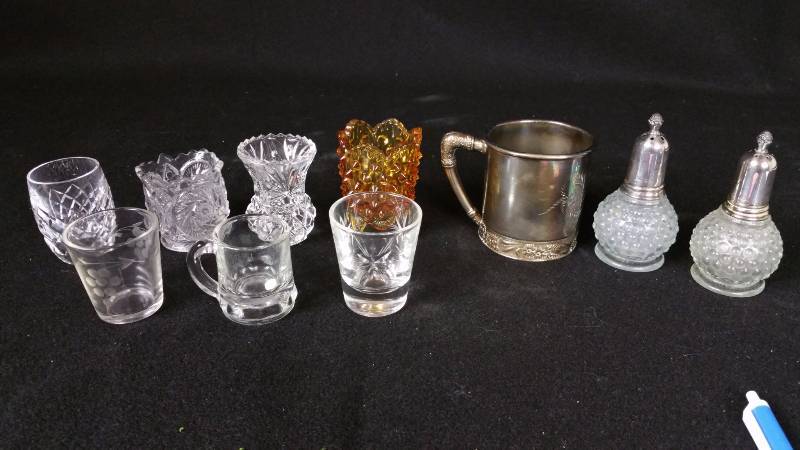 lot 104D image: Group of Toothpick Holders Including Waterford, Etc.